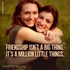 "Friendship isn
